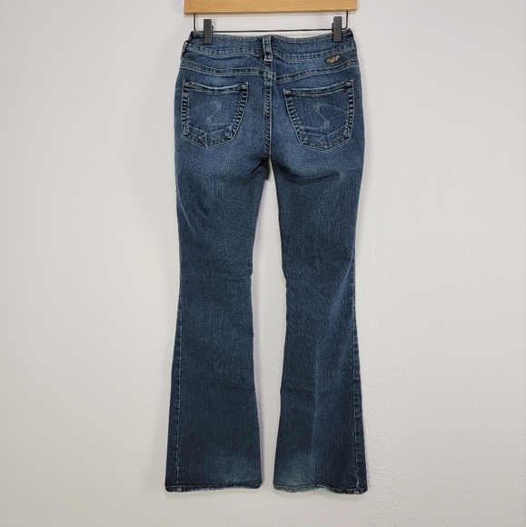 Silver Jeans Suki Mid Rise Slim Bootcut Jeans Size 27 - Picture 3 of 15